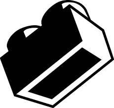 Black And White Lego Bricks Clipart Free Image On Pixabay Brick Building Block Plastic Toy