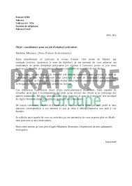 Lettre De Motivation Pour Un Job D Employe Polyvalent Pratique Fr