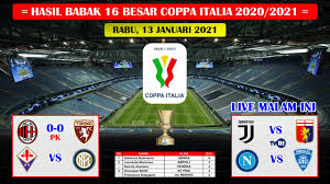 Berikut hasil coppa italia, hasil pertandingan coppa italia 2021 yang berlangsung tadi malam. Hasil Coppa Italia Tadi Malam Ac Milan Vs Torino 16 Besar Coppa Italia 2021 Youtube