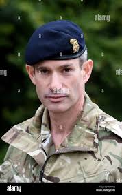 Brigadier Robin Anderton-Brown, Commander of Telford based 11th Signal and  West Midlands Brigade Stock Photo