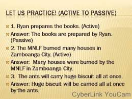 The new student is helped by the teachercookies are madethis is used for experimentsthese problems… today we are going to learn how to make sentences with the simple present passive following this step by step guide. Active And Passive Voice Simple Present Tense Youtube