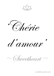 Sweetheart French Love Quotes French Words Quotes French Quotes