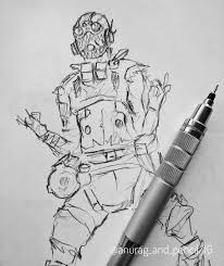 102k.) this apex legends coloring pages octane for individual and noncommercial use only, the copyright belongs to their respective creatures or owners. Quick Sketch Of Octane Damn He S Good Apexlegends