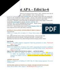 Khusus untuk penulisan jurnal, wajib menyantumkan volume atau edisi jurnal sebagai identitas. 20159 Cara Menulis Daftar Pustaka Dengan Metode Harvard