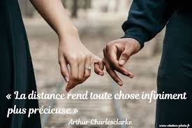 La Distance Rend Toute Chose Infiniment Plus Precieuse Amour A Distance Question Phrase Amour