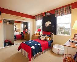 Our kids' home store category offers a great selection of kids' room décor and more. Sport Kids Design Ideas Pictures Remodel Decor Boy Bedroom Design Themed Kids Room Sports Themed Bedroom