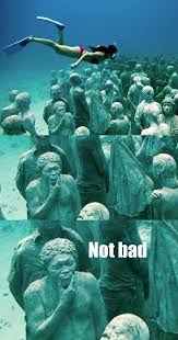 Underwater Sculptures Funny Pictures Really Funny Memes Funny Photos