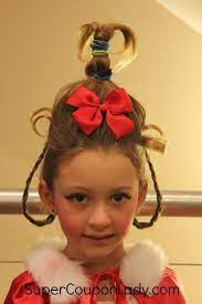 I Chose This Because It Is A Cool Hairstyle That Would Go Well With The Suess Part Of The Play This Hairstyle Ca Wacky Hair Wacky Hair Days Cindy Lou Who