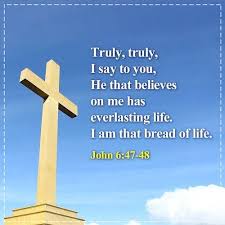 John 6 47 48 Bible Verse 2 1 Jesuschrist Thebible Holybible Thechurchofalmightygod Eastern Christian Quotes Inspirational Words Of Comfort Healing Words