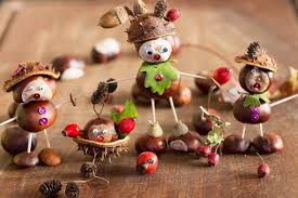 Basteln Kastanien Herbst Kinder Kastanien Basteln Kastanienmannchen Basteln Bastelideen