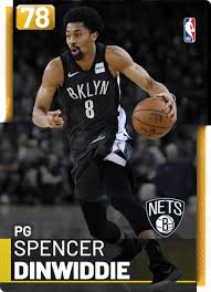 I imagine he'd give a lot of good minutes to rest the superstars, but i almost … Spencer Dinwiddie 78 Nba 2k19 Myteam Gold Card 2kmtcentral