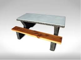 Maybe you would like to learn more about one of these? Columbia Picnic Table Mixed Concrete Cedar Slats Sanderson Concrete