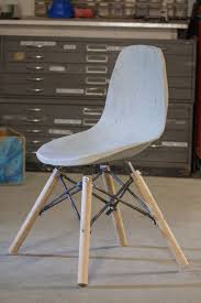 The Concrete Chair Is Coming Along Well The Rebar Cross Braces Make The Chair Incredibly Stiff Still Have To Install The Tilti Chair Eames Chair Home Decor