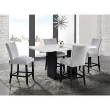 Extra seating and task space have found an elegant solution with the table. Picket House Furnishings Willow White Marble 5pc Dining Set Table Four Gray Chairs Cvl500gy5pc