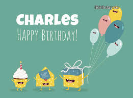 Cards are shipped the next business day. Charles Presents Happy Birthday Happy Birthday