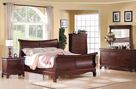 Verona Louie Philippe Sleigh Dark Cherry Master Bedroom Set 20204 Bd Master Bedroom Set Furniture Bedroom Set