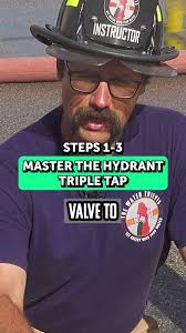 Have you heard these tips to master the triple tap hydrant configuration?,  Here are Steps 1-3: , 1) Connect Four-Way Valve to Hydrant,