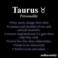 taurus personality zodiac society