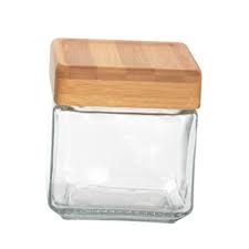 Anchor hocking glass cream & sugar dishes. Buy Anchor Hocking 1 Quart Stackable Jars With Bamboo Lids Set Of 4 Clear Glass Online In Oman B00fjt5hau