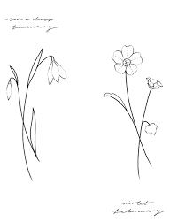 Birth Month Flower Grow Kit July Birth Flower Flash January Snowdrop February Violet March Daffodil April Sweetpea May Lilly Of Violet Flower Tattoos Larkspur Tattoo Violet Tattoo