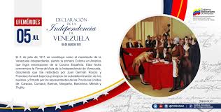 Actualizado a 5 de julio de 2021 a las 15:09 cest. Ivss On Twitter El 5 De Julio De 1811 Se Constituye Como El Nacimiento De La Venezuela Independiente Siendo La Primera Que Logra Emanciparse De La Corona Espanola Esta Fecha Conmemora