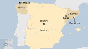 Create your own custom map of spain. Coronavirus Spain Imposes Local Lockdown In Galicia Bbc News