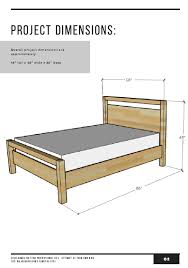 To support the building process, i have a video covering my process from start to finish. Diy Modern Bed Frame Queen Spruc D Market