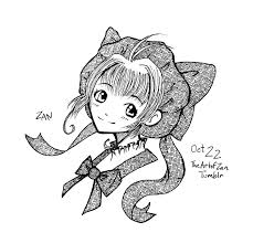 Inktober 22 Cardcaptor Sakura I Can T Believe This Show Is Now Something Like 20 Years Old I Loved The Dubbed Cardcapt Cardcaptor Sakura Drawings Inktober