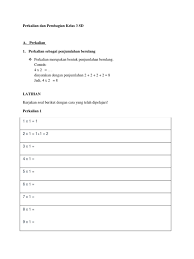 Maybe you would like to learn more about one of these? Perkalian Dan Pembagian Kelas 3 Sd