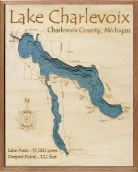 Lake Charlevoix 3d Depth Map Grandpa Shorters Charlevoix Lake Charlevoix Michigan