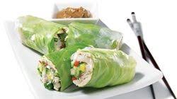 Rouleaux De Printemps Au Poulet Recipe Peanut Sauce Chicken Spring Rolls Asian Recipes