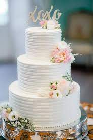 Schedule Of Cake Decorators May Be Restricted At The Pastry Shop Of Your Option An Early Chat W Pink Wedding Cake Buttercream Wedding Cake Simple Wedding Cake