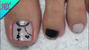 1 modelos de uñas 2021: Diseno De Unas Para Pies Mandalas Blanco Y Negro Principiantes Mandalas Nail Art Nlc Youtube