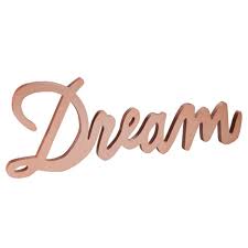 Mot Deco Murale Cuivre 65x23 Dream Maisons Du Monde