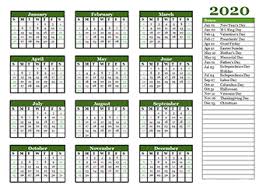 Select the paper size, orientation, how many months per page here you can create your own downloadable 2020, 2021, and 2022 printable pdf calendars. Printable 2020 Yearly Calendar Template Calendarlabs