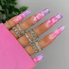 Elize Star On Instagram Day 22 Valentines Sooo I Wanted To Do Airbrush Design But I Don T In 2021 Long Acrylic Nails Long Acrylic Nails Coffin Swag Nails