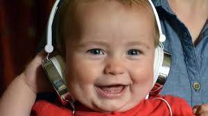 Image result for baby in headphones