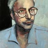 Portrait of Glen Swift of Drain Painting by Jerry Ross