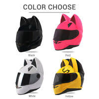 They can also be customized according to your wishes if you seek purrfection! Cat Ears Full Face Helmet Motorcycle Catwoman Lady Lightweight Racing Flip Ebay