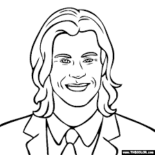 25 king coloring pages compilation. Chris Hemsworth Coloring Page