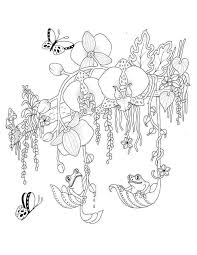 Life's a garden free adult coloring page. Pin By Robin Newmaster On Ellie Marks Coloring Pages Cartoon Coloring Pages Tropical Flowers