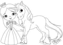Ausmalbild Prinzessin Kostenlose Malvorlage Prinzessin Und Einhorn Kostenlos Ausdrucken Einhorn Zum Ausmalen Ausmalbilder Ausmalbilder Prinzessin
