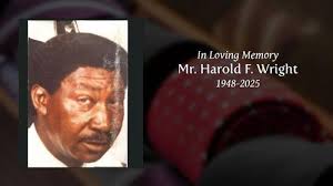 Mr. Harold Frank Wright Obituary