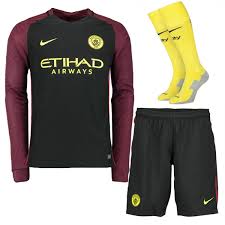 Buy your manchester city jersey at soccer.com. 16 17 Manchester City Away Soccer Jersey Black Whole Kit Shirt And Short And Socks Manchester City Jersey Shirt Sale Gogogoshop
