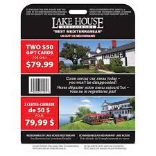 Check spelling or type a new query. Lake House Restaurant Gift Cards 2 X 50 Costco