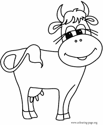 Cows And Calves A Happy Cow Coloring Page Cow Coloring Pages Animal Coloring Pages Cute Coloring Pages