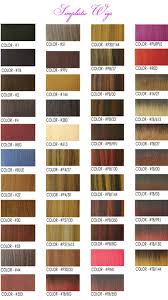 color chart simplistic wigs toupees