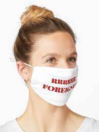 Pop Smoke Rrrr Foreigner Tiktok Song Mask By Basmalagamal8 Redbubble