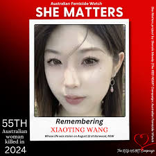 ❤️SHE MATTERS: XIAOTING WANG!❤️ This is 21-year-old Xiaoting Wang. Xiaoting  was murdered at her home in Burwood, NSW,
