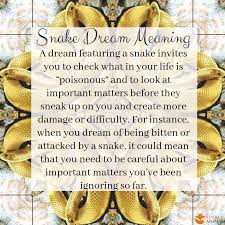 Snake Spirit Animal Totem Meaning Dream Meanings Dream Interpretation Dream Interpretation Snakes